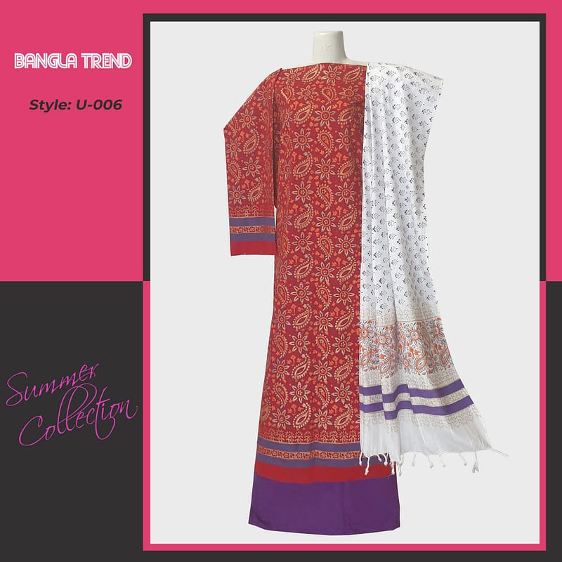 U-006 Unstitched Dress
